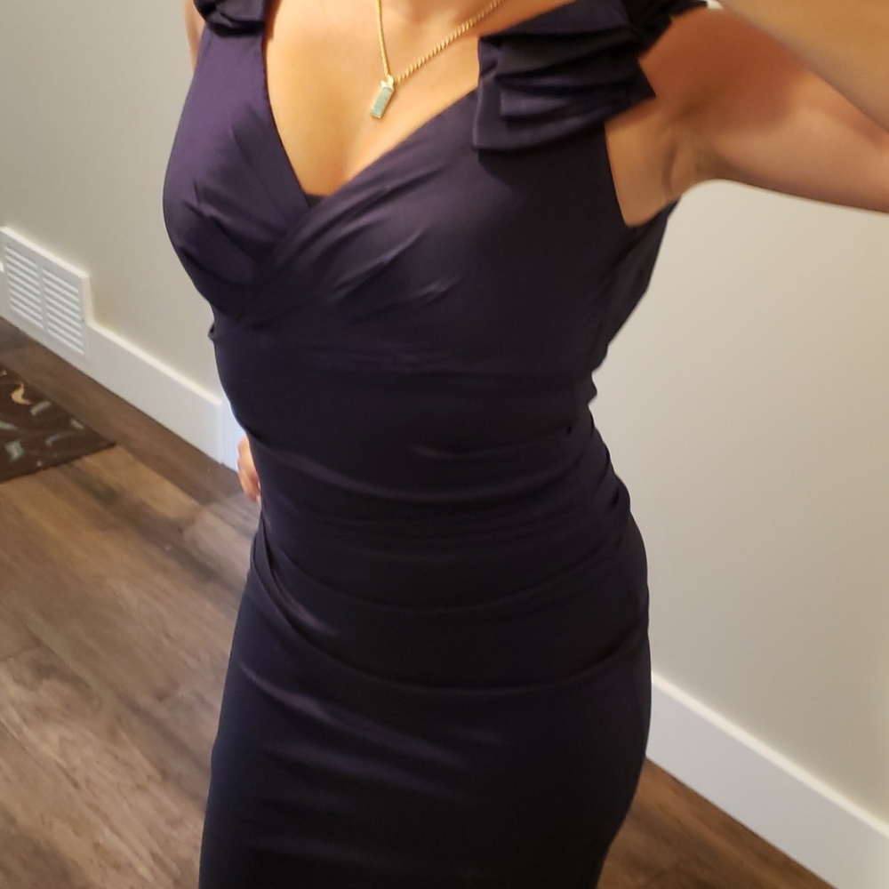 Formal satin dress